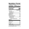 Nowadays 5MG Spicy Lime 160z THC Cocktail Nutrition Facts