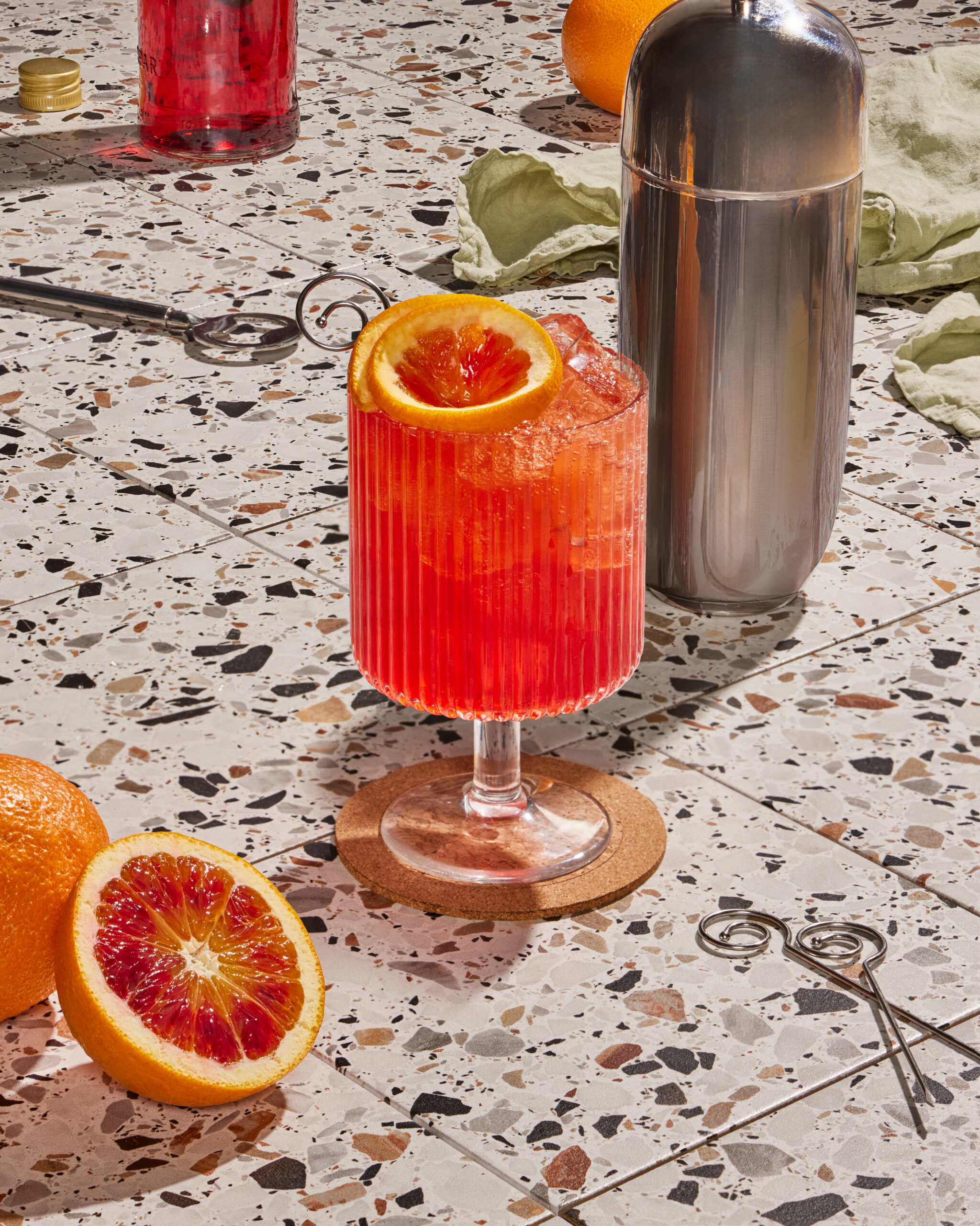 Blood Orange Spritz THC Cocktail with Nowadays