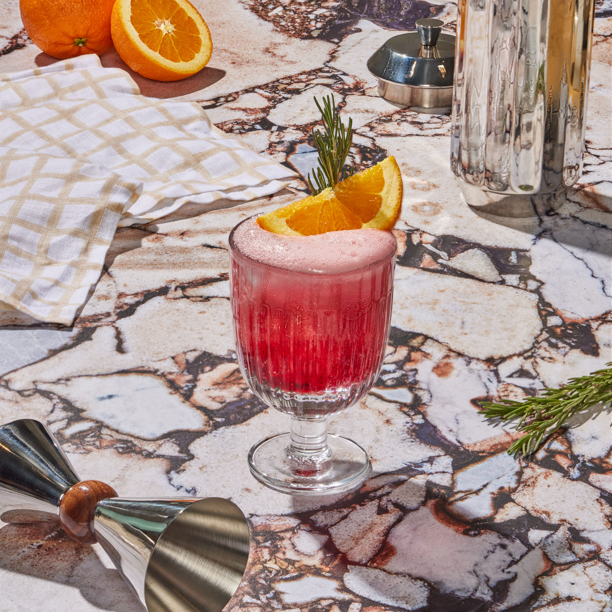 Cranberry Ginger Fizz THC Cocktail with Nowadays 5mg THC